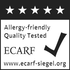 ECARF Allergy-friedly Quality Tested Logo